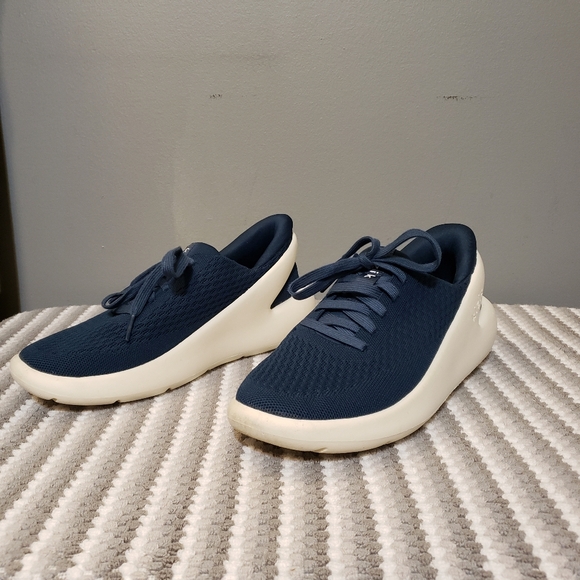 Kizik Roamer Hands-Free Slip-On Sneakers Navy Blue Knit Men’s 7.5 / Women’s 9 - Picture 5 of 11